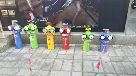 甘泉商业区彩绘