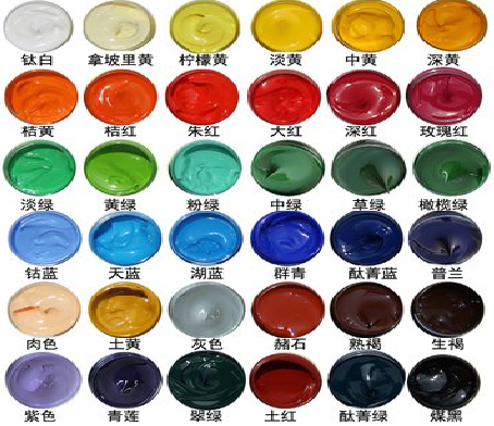 甘泉墙绘颜色的选择有讲究。