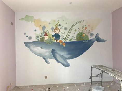 甘泉手绘墙的特点及优势。